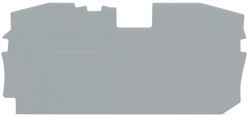 WAGO TopJob S End And Separator Plate 1mm Gray - 2016-1291 [10 Pieces]