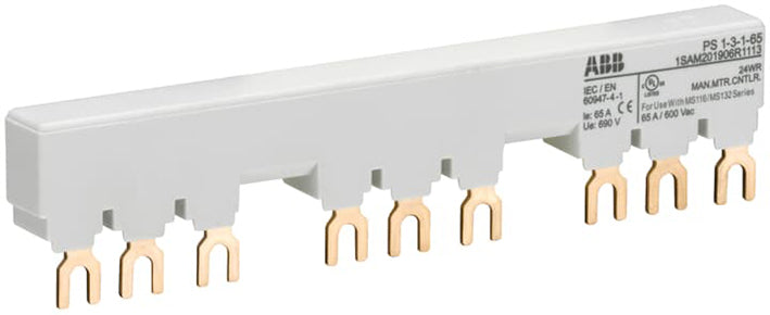 ABB 3-Phase Busbar System MS116/132 65A 690V - 1SAM201906R1113