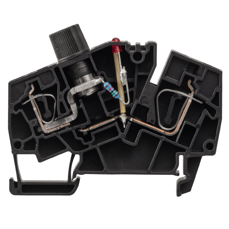 Weidmuller ZSI 6-2 Fuse Terminal With LED 6mm² - 1867500000 [20 Pieces]
