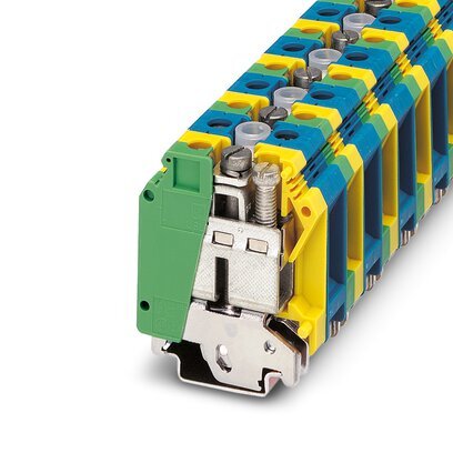 Phoenix Contact PE/N DIN Rail Terminal Block 35mm² - 3008054