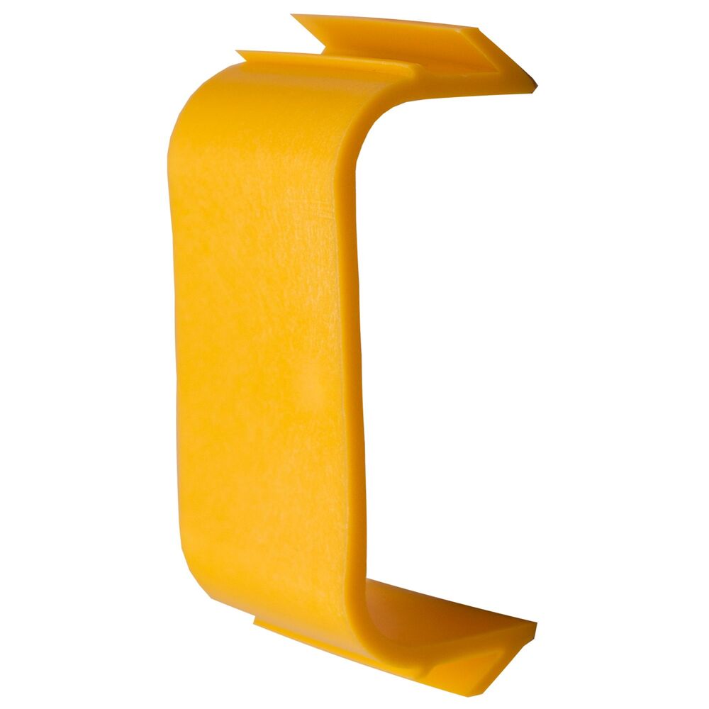 PVC Clip Bracket For AC Duct 125x75mm Yellow - 941175 [10 Pieces]