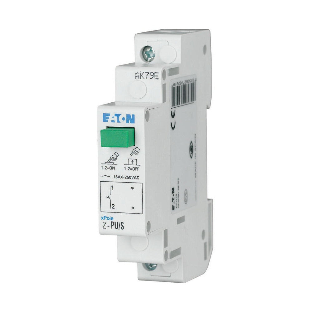 Eaton Z-PU/S 16A Single Pole Pushbutton Switch - 276291