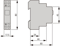 Eaton Z-PU/S 16A Single Pole Pushbutton Switch - 276291