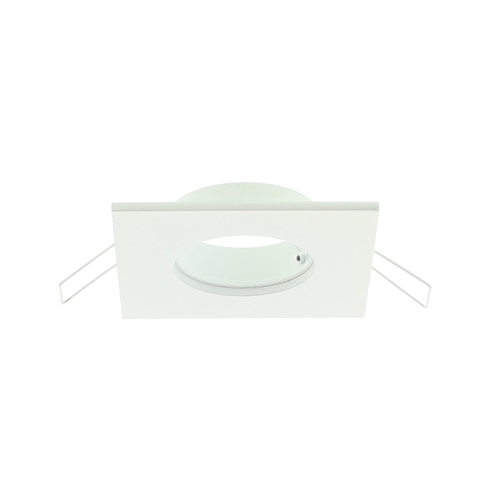 Square LED Recessed Mount Frame 80x80mm White - 876544 [2 Pieces]