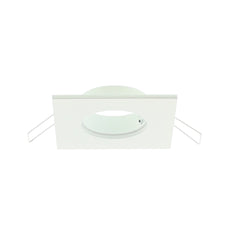 Square LED Recessed Mount Frame 80x80mm White - 876544 [2 Pieces]