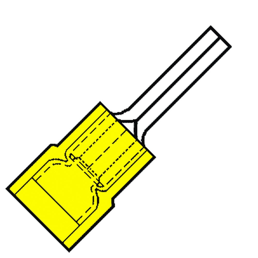 Nylon Insulated Pin Terminal P13.5 4.0-6.0mm2 - 156660 [100 Pieces]