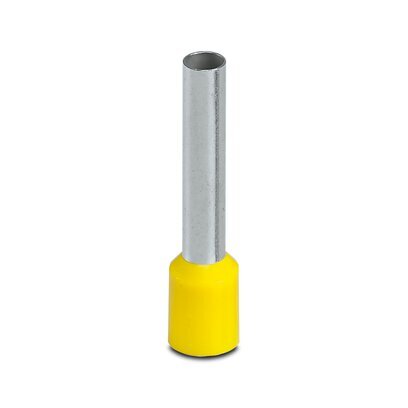 Phoenix Contact Yellow Ferrule 6mm² 18mm Length - 3200603 [100 Pieces]