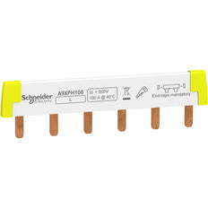 Schneider Acti9 Single Phase 100A Bus Bar 6 Module - A9XPH106