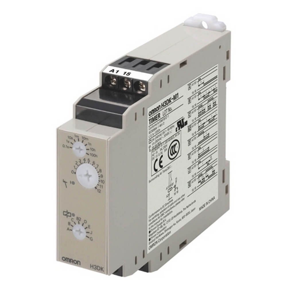 Omron H3DK-M1 Multi-Mode Timer Relay 24-240V AC/DC - H3DK6001H