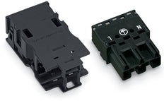 Conector De Alivio De Tensión De 3 Polos 4mm Negro - 770-213/035-000 [2 Piezas]