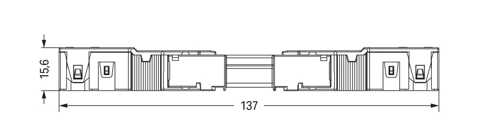 Conector De Alivio De Tensión De 3 Polos 4mm Negro - 770-213/035-000 [2 Piezas]