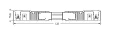 Conector De Alivio De Tensión De 3 Polos 4mm Negro - 770-213/035-000 [2 Piezas]