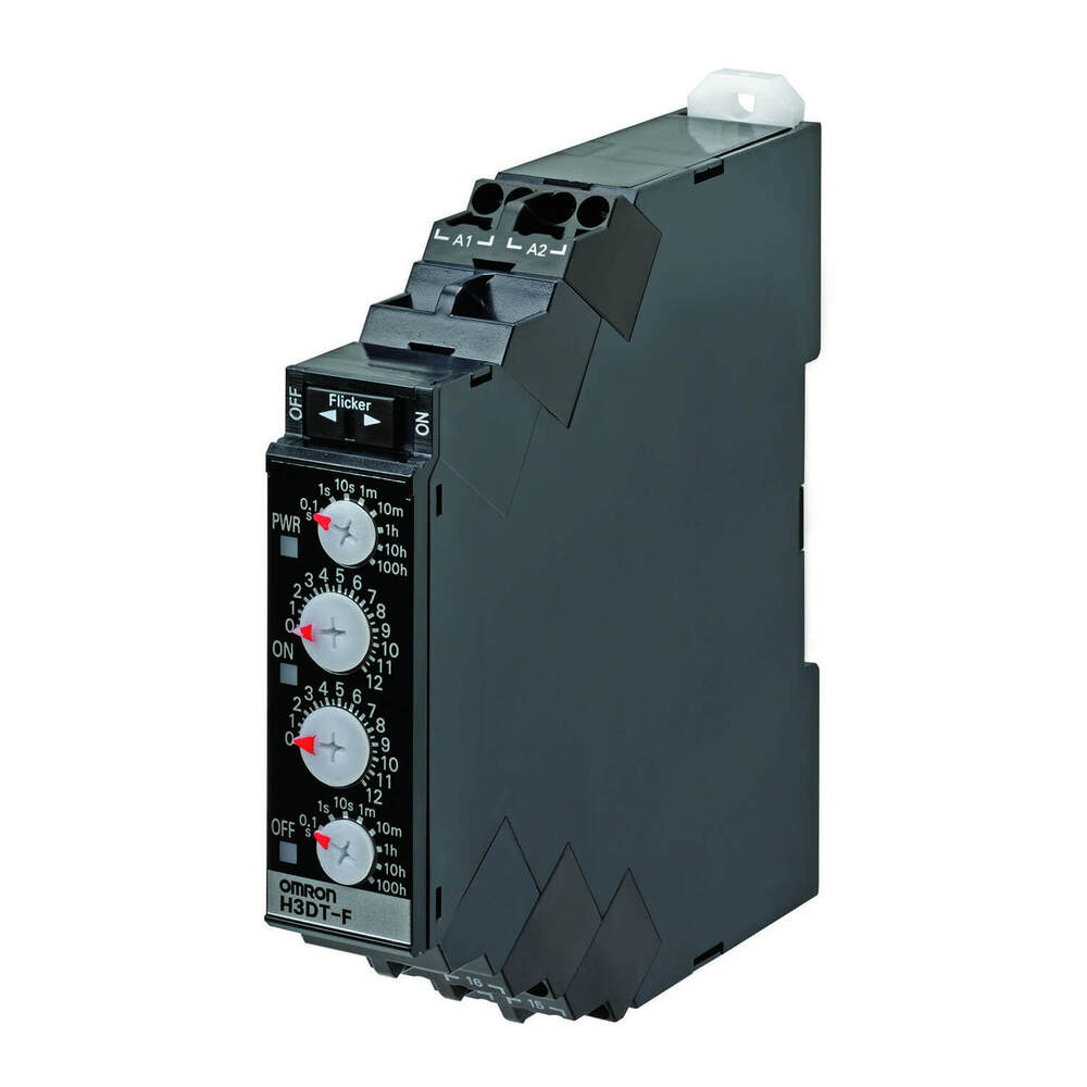 Omron H3DT Twin Timer DIN Rail Mount 24-240V - H3DT0007R