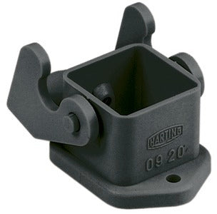 Harting Han 3A Carcasa De Montaje En Panel Negra PC - 09200030327 [10 Piezas]