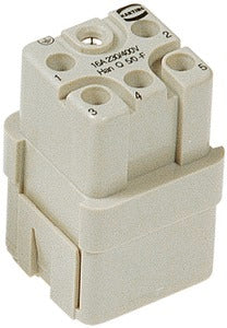 Harting Han Q Conector Macho 5 Pines Femenino Crimp 16A - 09120053101