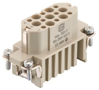 Harting Han D Conector Crimp Femenino De 15 Pines 10A - 09210153101