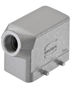 Han 10B Capucha De Entrada Lateral M25 Aluminio - 19300101521