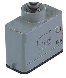 Han 10A Capucha Entrada Superior Conectores De Aluminio M20 - 19200101440