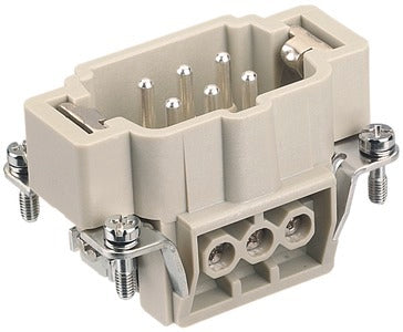 Harting Han E 6-Pin Male Insert Connector 16A - 09330062601