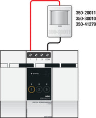 Niko 24V Motion Detector 90° With Potential Free Contact - 350-41279