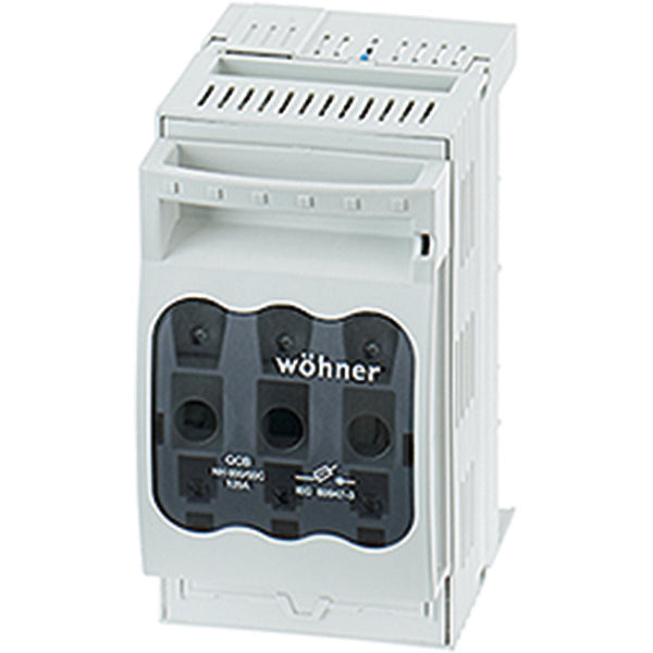 Hensel 3 Polos NH00C 125A Montaje En Riel Fusible Desconector - NH RT 00C