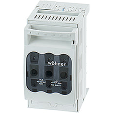 Hensel 3 Polos NH00C 125A Montaje En Riel Fusible Desconector - NH RT 00C