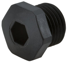 M12x1.5 Polyamide Sealing Plug Black - 1255120150 [10 Pieces]