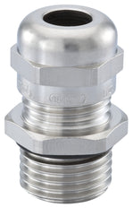 Hummel HSK-M M12 Nickel-Plated Cable Gland - 1609120050 [2 Pieces]