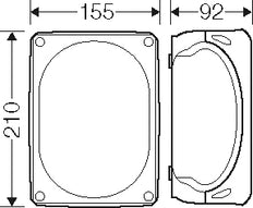 Hensel FK 1610 Fire-Rated Junction Box IP65/66 - FK 1610