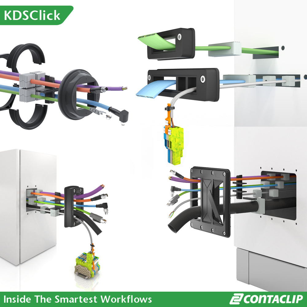 Conta-Clip Kds Pasacables Inserto De Sellado 5-6mm Negro - 28525.4 [10 Piezas]