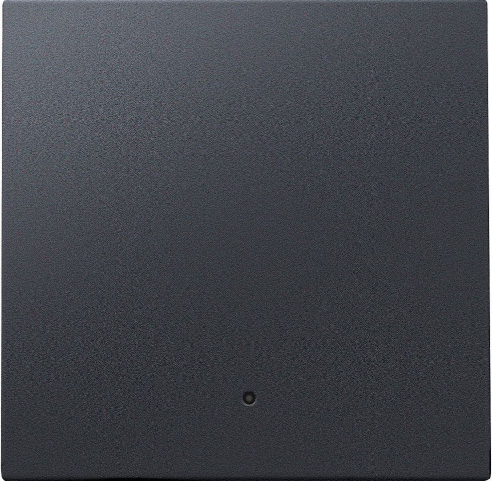 Niko Intense Electronic Switch Cover Plate With Lens Anthracite - 122-32002
