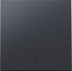 Niko Intense Electronic Switch Cover Plate With Lens Anthracite - 122-32002