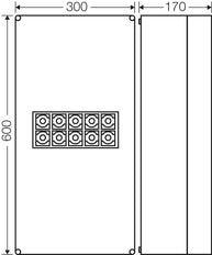 Hensel K2405 IP65 Junction Box 25-240mm² 5-Pole - K 2405