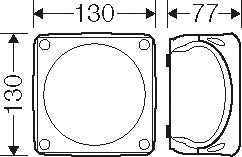 Caja De Conexiones Hensel Ex-Calificada Con 10 Bloques De Terminales - RX 0610 T
