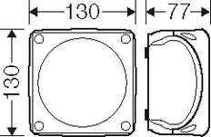 Caja De Conexiones Hensel Ex-Calificada Con 10 Bloques De Terminales - RX 0610 T