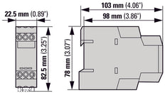Relé De Temporización Multifuncional Eaton 400VAC 0.05s-100h - 031887