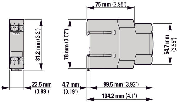 Relé De Temporización Multifuncional Eaton 400VAC 0.05s-100h - 031887