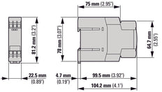 Relé De Temporización Multifuncional Eaton 400VAC 0.05s-100h - 031887