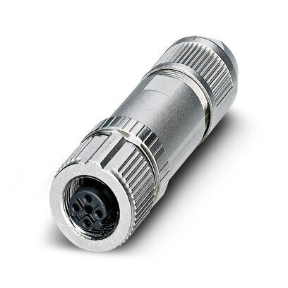 M12 D-Coded Female Ethernet Connector PROFINET CAT5 - 1424683