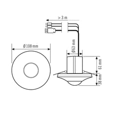 ESYLUX PD-C 360I/8 DUO DALI Detector De Presencia De Techo - EP10427824