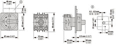 P3 Main Switch 30A 3 Pole Flush Mount With Lock - 237893
