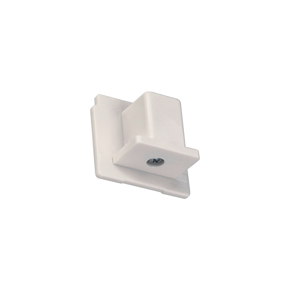 EUTRAC White End Cap For 3-Circuit Track System - 1001527 [2 Pieces]
