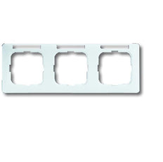 Triple Cover Frame With Text Panel Alpine White - 2CKA001754A4062