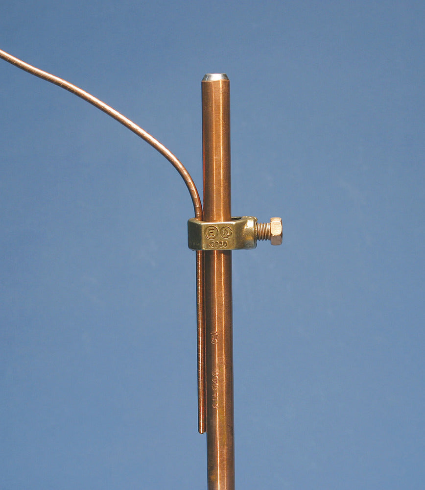 Abrazadera De Varilla De Tierra De Bronce 12.5mm Para Conductor De 50mm² - 158260
