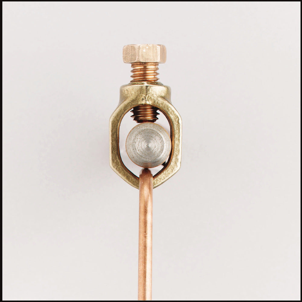 Abrazadera De Varilla De Tierra De Bronce 12.5mm Para Conductor De 50mm² - 158260