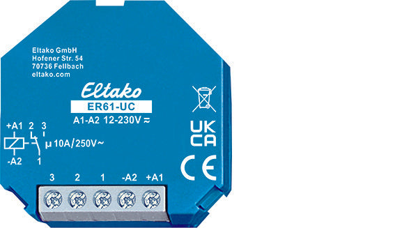 Eltako Er61-Uc Relé Electrónico De Conmutación 10A 250V - 61001601