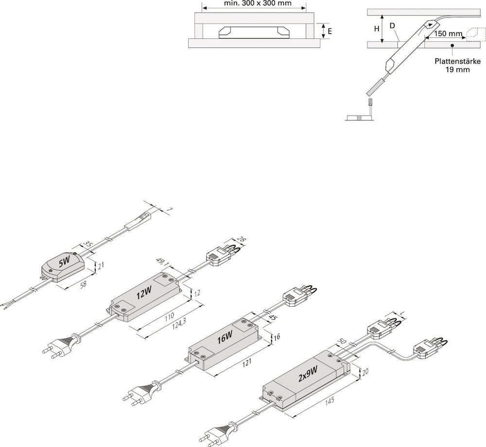 Hera LED 350 Professional Connection Cable 2M - 21525062001 [2 Pieces]