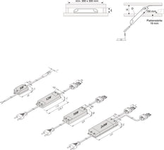 Hera LED 350 Professional Connection Cable 2M - 21525062001 [2 Pieces]