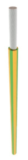 H07V2-K UV Protected Cable 4mm² Green Yellow - 186810 [20 Meters]