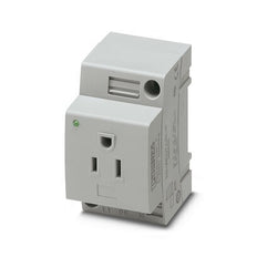 Phoenix Contact 15A DIN Rail Socket With LED Indicator - 0804155